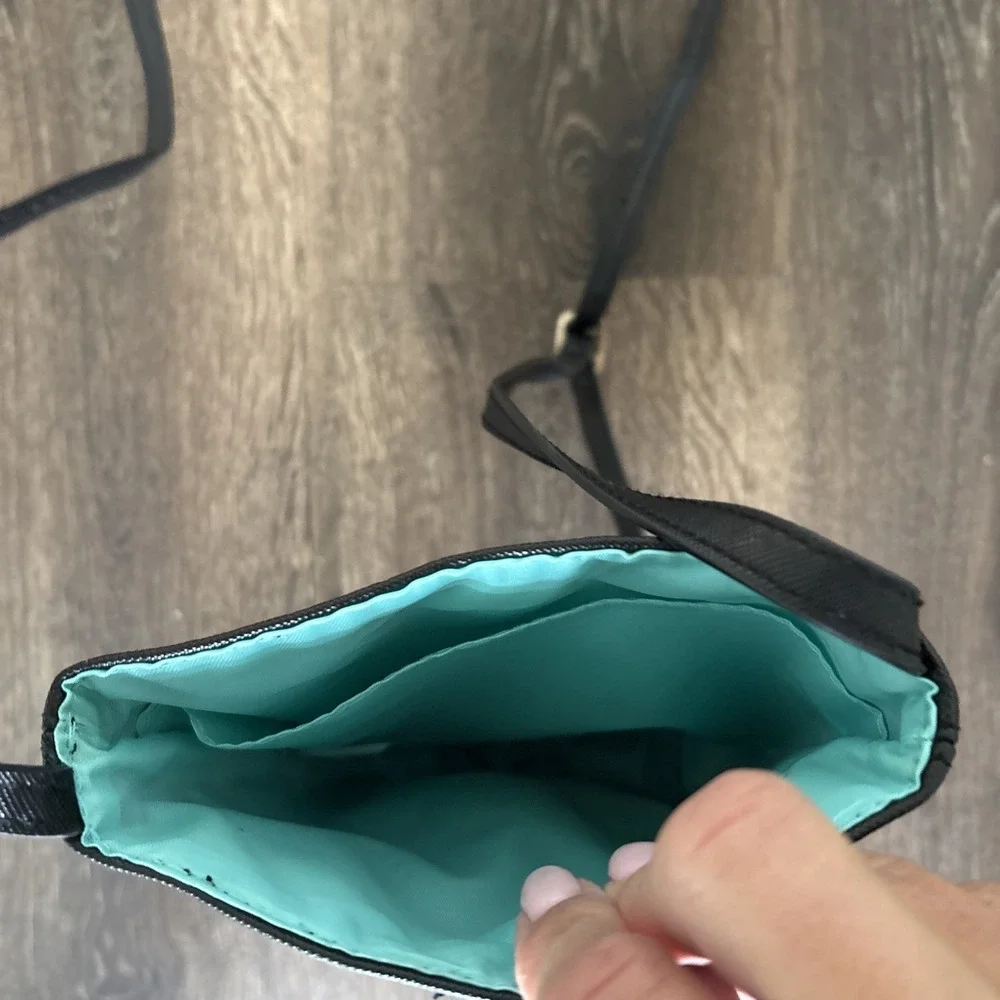 Corkcicle Black Carry Crossbody Sling Bag Vegan Leather Water Bottle Bag NEW